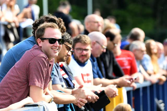Up to a 1,000 fans returned to Castle Park to watch Doncaster Knights  (Picture: Gary Longbottom)