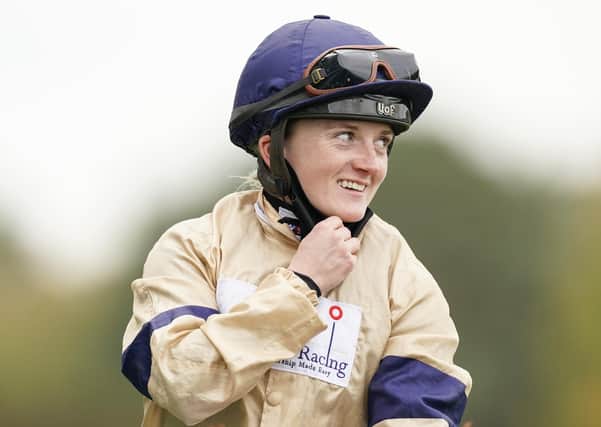 Hollie Doyle after riding Glen Shiel to win the Qipco British Champions Sprint Stakes at Ascot last October.