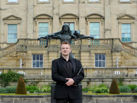 Ben Crick at Harewood House where the Yorkshire Symphony Orchestra will perform in September. (Picture: Gerard Binks).