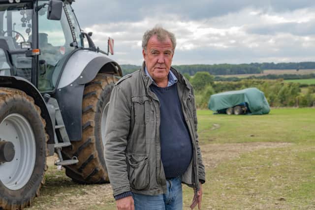 Clarkson says the experience has taught him more about where our food comes from. Picture: PA/Amazon Prime