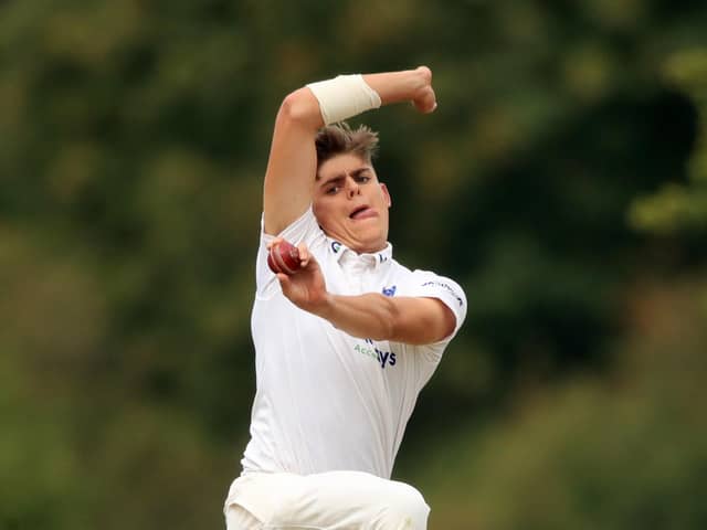 Test hope: Sussex's Ollie Robinson.