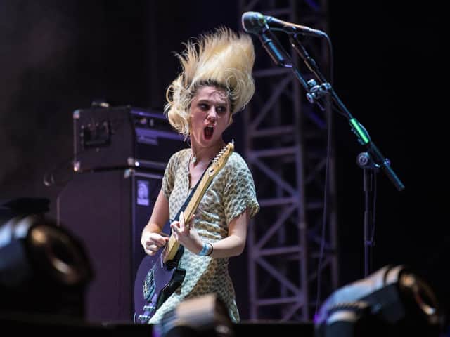 Wolf Alice’s Ellie Rowsell performing at the annual Clockenflap music festival in Hong Kong in 2018. (Picture: Anthony Wallace/AFP via Getty Images).