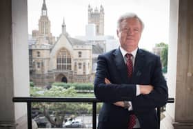 Haltemprice and Howden MP David Davis is one of 30 Tory MPs preparing to rebel next week in a bid to force Boris Johnson to reverse his widely-criticised cuts to foreign aid. Pic: PA