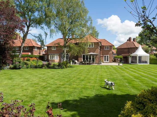 The house is on Rawcliffe Grove, which isone of York's most exclusive addresses