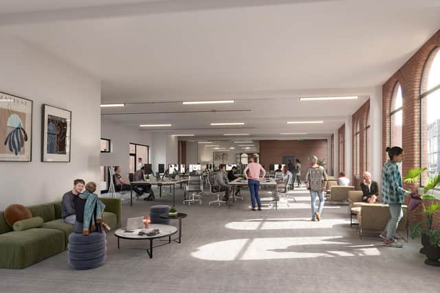 An artist's impression of the new workspace