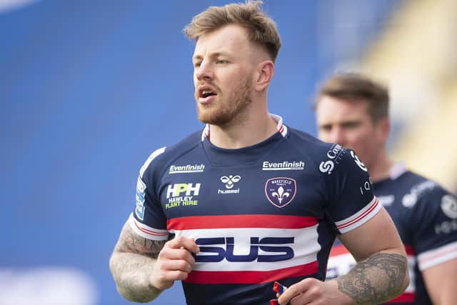 COMEBACK TRAIL: Tom Johnstone could return from injury against Leigh on Sunday. Picture: Allan McKenzie/SWpix.com