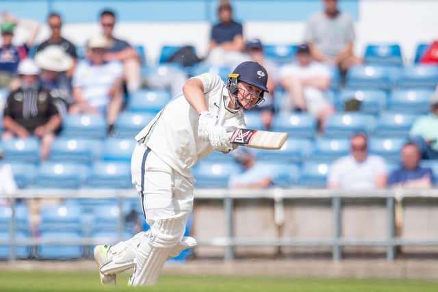 IMPRESSIVE: Yorkshire's Gary Ballance made an unbveaten 74 on day two against Sussex at Headingley. Picture by Allan McKenzie/SWpix.com