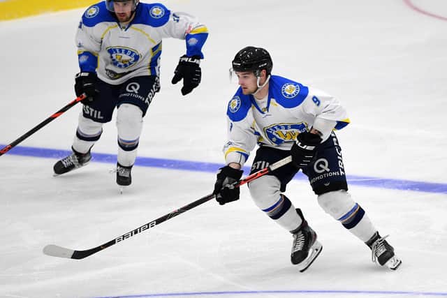 BRING IT ON: Joe Coulter is keen to play in front of fans again at Ice Sheffield. Picture: Jonathan Gawthorpe.
