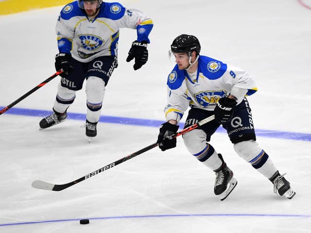 BRING IT ON: Joe Coulter is keen to play in front of fans again at Ice Sheffield. Picture: Jonathan Gawthorpe.