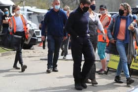 Tom Cruise was spotted filming in the sidings of the railway station in the village of Levisham in the North York Moors