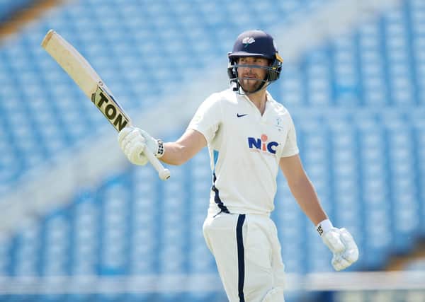 Gone: 
Dawid Malan  waves to the crowd after falling for 199. Picture: John Clifton/SWpix