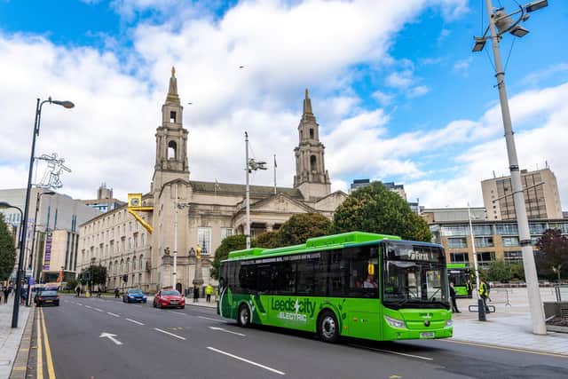 A zero emissions bus in Leeds