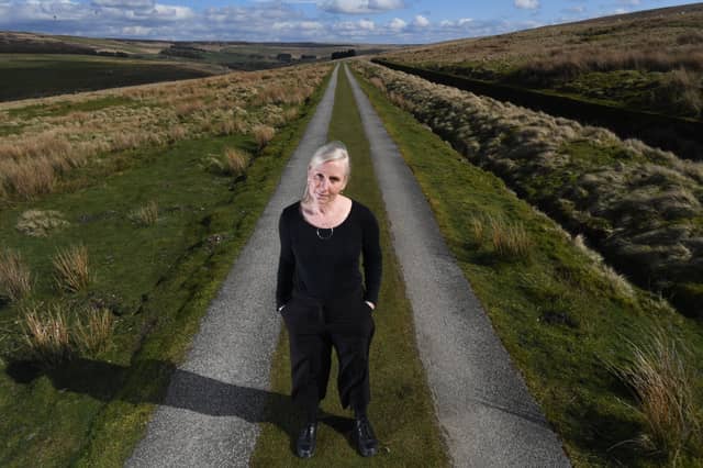 Sam Morton who makes jewellery as Creative Noir, pictured near her home at Widdop near Hebden Bridge. Picture by Simon Hulme