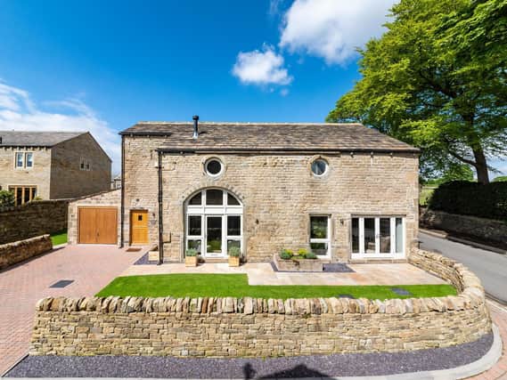 The converted barn for sale in Farnley Tyas