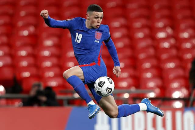 England's Phil Foden.