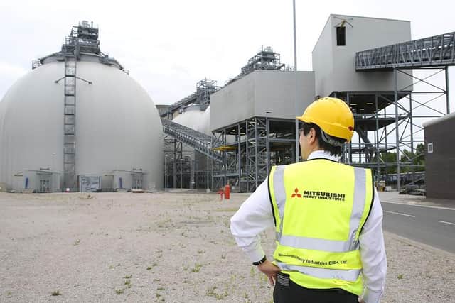 MHI: Kentaro Hosomi, Chief Regional Officer EMEA, Mitsubishi Heavy Industries at Drax Power Station, North Yorkshire