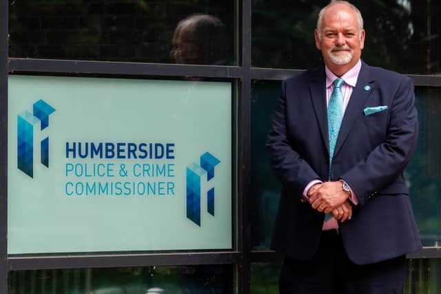 The new Humberside Police and Crime Commissioner Jonathan Evison.
