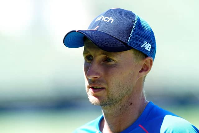 England's Joe Root during a nets session at Edgbaston (Picture: Mike Egerton/PA)