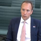 Health Secretary Matt Hancock giving evidence to the Science and Technology Committee and Health and Social Care Committee where he answered questions over allegations Dominic Cummings previously made before the Health and Social Care Committee and Science and Technology Committee