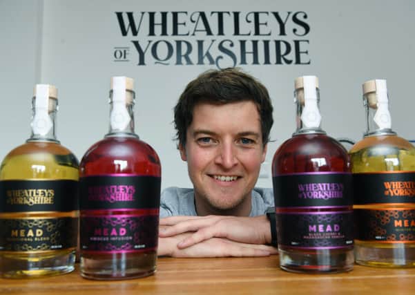 Oliver Wheatley, who set up Wheatleys of Yorkshire in Hull, making mead  Picture : Jonathan Gawthorpe