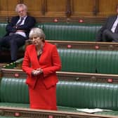 Former PM Theresa May in the Commons