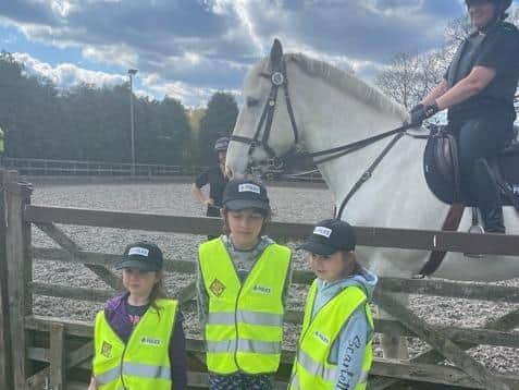 Brother and sister, Sam and Alice, crossed a ‘police day’ off their bucket list