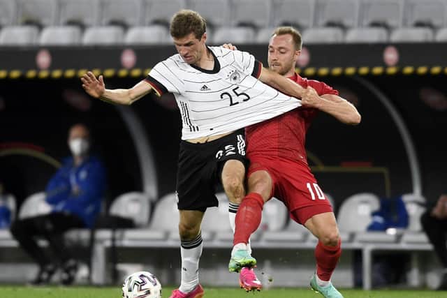 STAR MAN? Germany's Thomas Muller remains a class act. Picture: AP/Andreas Schaad
