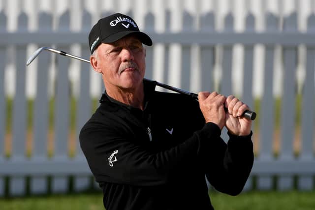 Golf coach Pete Cowen of Rotherham working out in Dubai.  (Picture: Ross Kinnaird/Getty Images)
