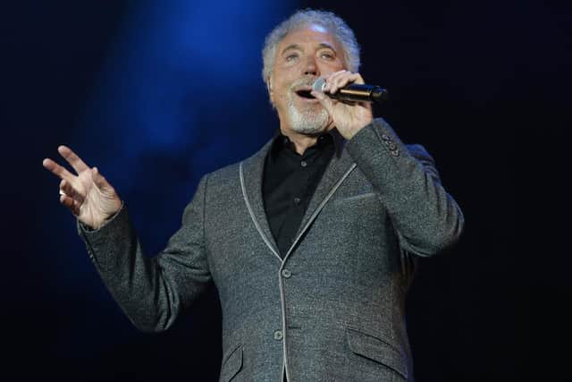 Sir Tom performing at V Festival in 2015. Picture: PA.