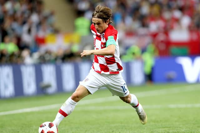 Croatia's Luka Modric. Pictures: PA