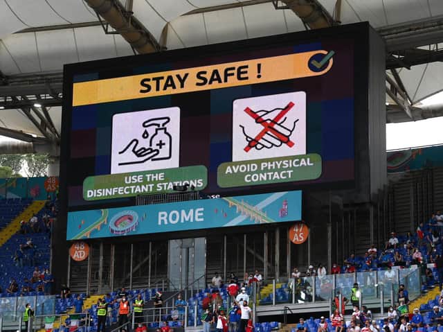 EURO 2020: Organisers have made rule changes for the tournament to help teams cope with potential cases of Covid-19. Picture: Getty Images.