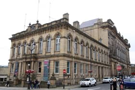 The meeting was held at Huddersfield Town Hall