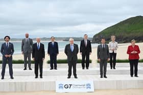The summit has seen leaders including Joe Biden and Emmanuel Macron descend on Cornwall’s Carbis Bay to discuss how to share vaccine supply fairly across developing countries in the first meeting of the G7 since 2019.
