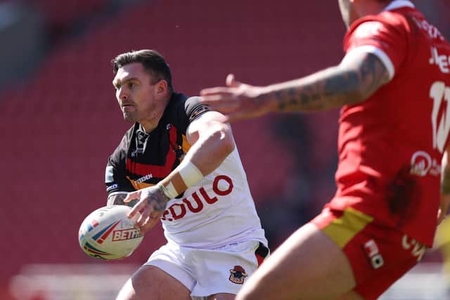 PLAYING A PART: Bradford Bulls' Danny Brough is confident the team will continue to enjoy good form while he is out injured. Picture by John Clifton/SWpix.com