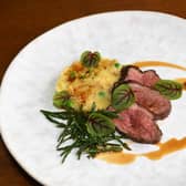 Roasted lamb rump with samphire, one of the dishes at The White Rabbit. (Jonathan Gawthorpe).