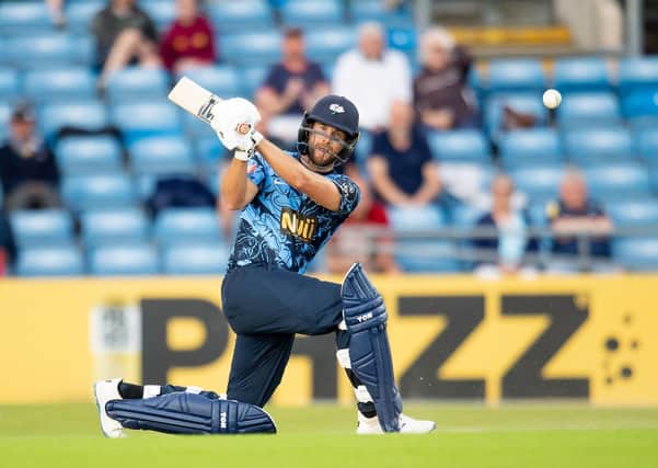 BIG HIT: Yorkshire's Dawid Malan hits out against Birmingham Bears at Headingley  he will join up with England at the end of this week. Picture by Allan McKenzie/SWpix.com