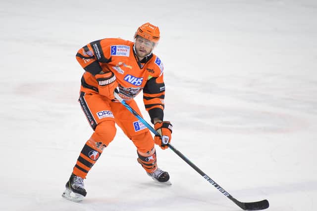 BACK FOR MORE: Adrian Saxrud-Danielsen will be back in a Sheffield Steelers' jersey for the 2021-22 Elite League season. Picture: Dean Woolley.