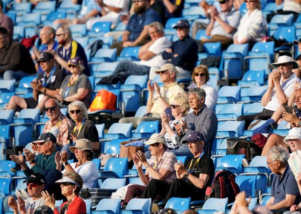 Yorkshire fans back inside Headingley this season. Picture: PA