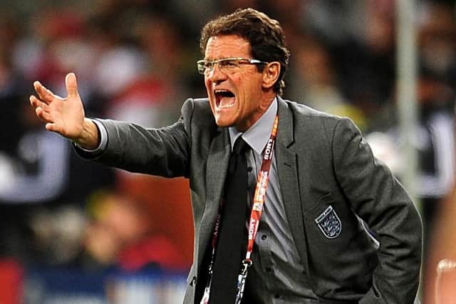 England manager Fabio Capello: Experience did not help his side.