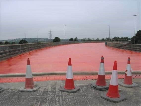 Waterproofing and resurfacing will be carried out on the Rother Lane Bridge and Long Lane Bridge south of junction 33, M1 in Rotherham