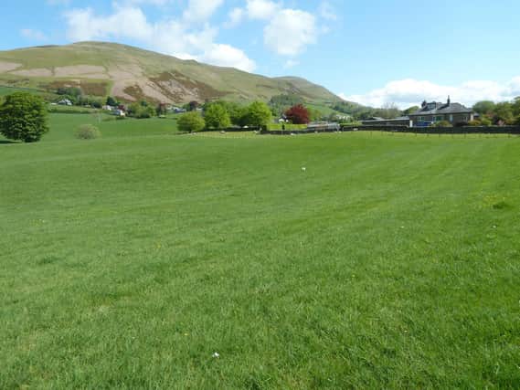 The greenfield site allocated for the housing estate