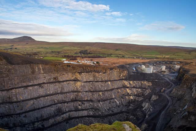 Dry Rigg Quarry in the Yorkshire Dales