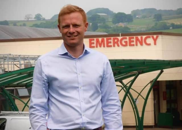 Robbie Moore has raised the state of Airedale Hospital in Parliament.
