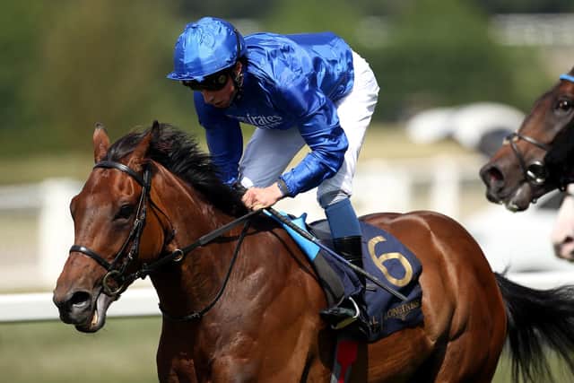 Kemari ridden by jockey William Buick after winning the Queen's Vase during day two of Royal Ascot at Ascot Racecourse.