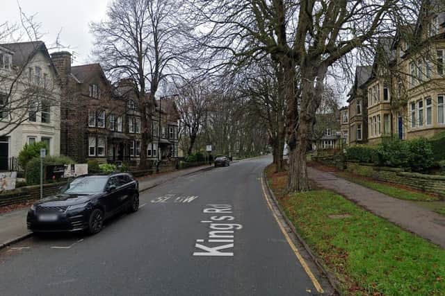 Kings Road, Harrogate, where a teenage girl was sexually assaulted
