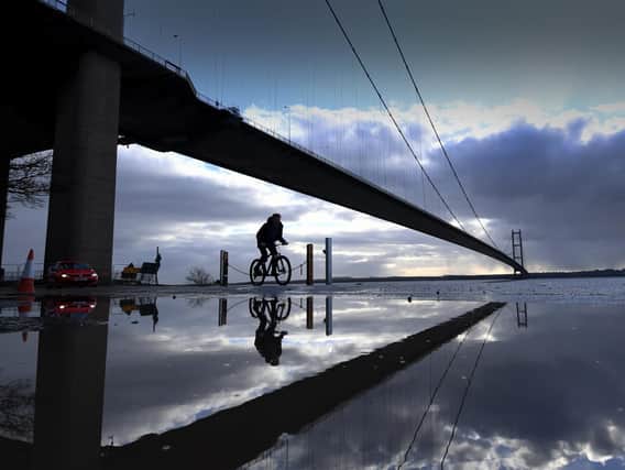 Library image of the Humber Bridge. Hull and Humber Chamber of Commerce plays a major role in promoting inward investment.