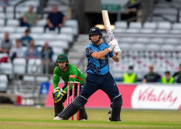 INJURED: Jonny Bairstow won't be in the Vitality T20 Blast line-up for Yorkshire Vikings against Durham at Emerald Headingley on Friday night.  Picture: Bruce Rollinson