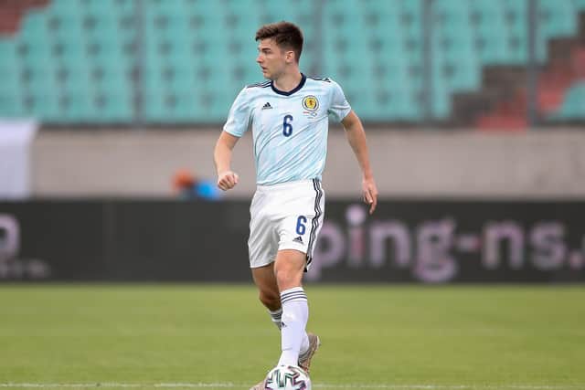 READY FOR ACTION: Kieran Tierney is fit to play against England at Wembley on Friday night. Picture: Christian Kaspar-Bartke/Getty Images