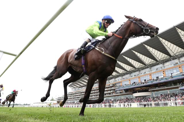 Subjectivist ridden by jockey Joe Fanning wins the Gold Cup during day three of Royal Ascot at Ascot Racecourse.