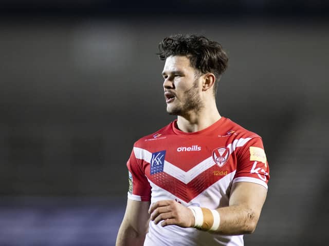 James Bentley of St Helens is joining Leeds Rhinos (Picture: Isabel Pearce/SWPix.com)